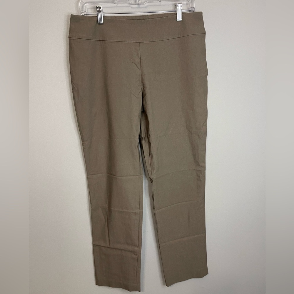 NIC+ZOE Women's Taupe Leggings l Tech Stretch l Size 12 l Poshmark